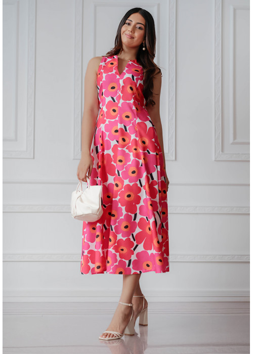 LAUREN PINK MAXI DRESS